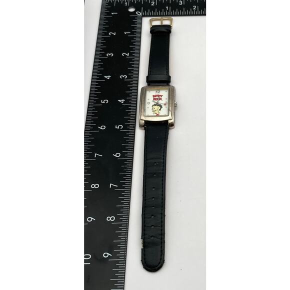 Betty Boop Women's Watch 28mm - Leather Adjustable Band - New Battery - Picture 4 of 8